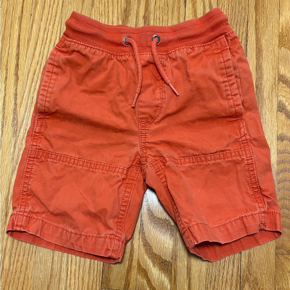 4/$20 GAP orange drawstring shorts 4T